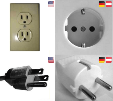 Steckdosen-Stecker-USA-Deutschland-Vergleich